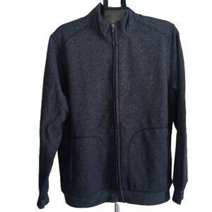 Rainforest RFT Blue Full Zip Sweater Jacket Men’s Size Large EUC